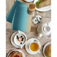 thumbnail image 4 of Turquoise Yellow Ombre Kitchen Dish Towels for Drying Dishes Set of 2, Farmhouse Modern Gradient Art Waffle Weave Microfiber Hand Tea Bathroom Towels Quick Dry & Absorbent Towel 15.7x23.6, 4 of 7