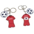 thumbnail image 1 of Yanonmyfd2026 World Cup Soccer Keychain - World Cup Pride Accessory, Football Fan Gift & Souvenir (2PCS),Korea, 1 of 48