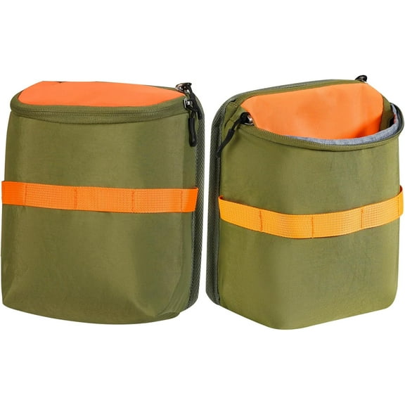 NEW VIEW Upland Hunting Ammo Pouch, 400D Nylon Waterproof Ammo Bag with Molle Strap, High Capacity Design, Removable Pockets for Easy Access, Ideal for Upland Hunting