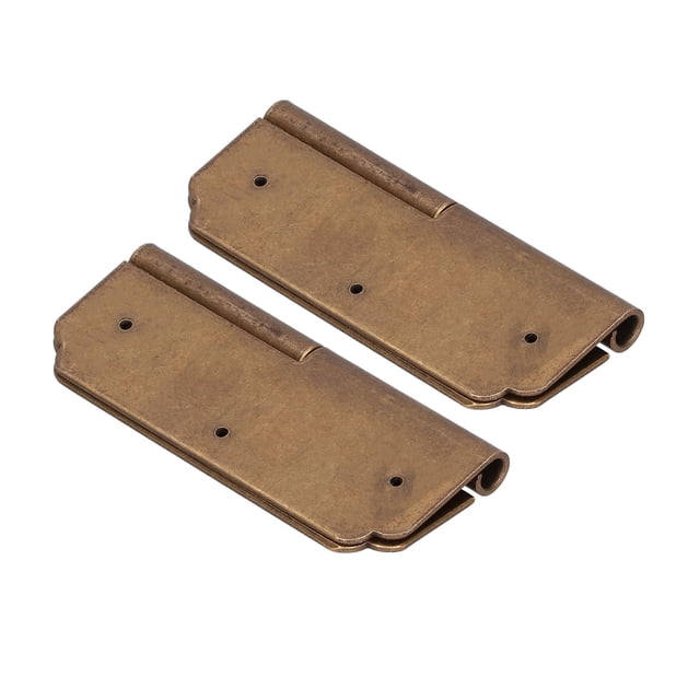 Hinge, Gate Hinge Furniture Hinge Brass Retro for Drawer for Jewelry Box for Dressing Box for Cabinet