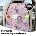 thumbnail image 4 of Butterfly print A Mats Back Seat Protectors, Car Seat Protector Vehicle Organizers Waterproof Cover Back Seat Cover for Kids with 3 Storage Pockets 2 Pack, 4 of 5