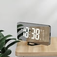 thumbnail image 3 of Giunmcul My Order Digital Electronic Clock LED Display Electronic Clock Stereo Digital Display Snooze Alarm Clock 12/24H Switching Temperature Display Plug In Version, 3 of 5