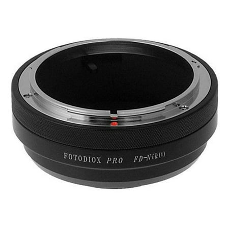 UPC: 0847372018475 | Fotodiox FD-N1-Pro Pro Lens Mount Adapter – Canon FD & FL 35 mm SLR Lens To Nikon 1-Series Mirrorless Camera Body with Built in Aperture Control Dial
