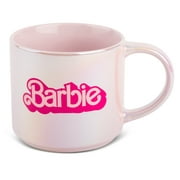 Barbie Stoneware Pearl Pink 15oz Coffee Mug