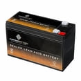 thumbnail image 2 of CB CHROMEBATTERY 12V 9AH Sealed Lead Acid (SLA) Rechargeable Battery – 4 Pack – F2 Terminal – Deep Cycle Design – for UPS, Alarm Systems, Emergency Lighting, Scooters, Medical & Solar & More, 2 of 4