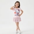 thumbnail image 6 of Hello Kitty Sanrio Short Sleeve Shirt and Skort Skirt Set (Girls), 2 Piece Set, Sizes 4-10, 6 of 9