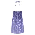 thumbnail image 5 of Amzcrzy Robes pour Femmes Mode Imprimé Floral Robes d'Été pour Femmes Décontractées Sans Manches Robe d'Été Dos Nu Ample Robe de Plage Mini, 5 of 5