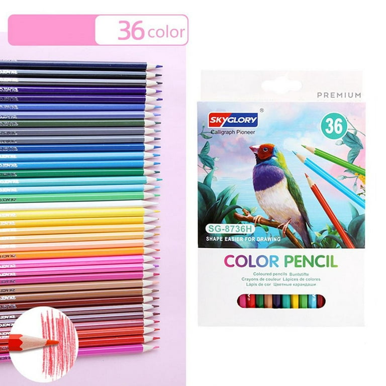 Tohuu Water Color Pencil Set Thick Triangular Colored Pencils For