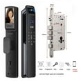 thumbnail image 2 of 3D Face Recognition Smart Lock With Camera Build-in WiFi Fingerprint APP Remote Control Mortise Lock Kit ,Corrosion-Resistant, 2 of 4