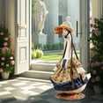 thumbnail image 4 of Lunxisen 1 Pcs Sunflower Porch Goose Outfits Cute and Fun Porch Goose Clothes Geese for Lawn Yard and Patio Decoration(23in), 4 of 9