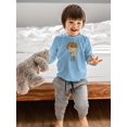 thumbnail image 2 of Boy With A Pet Kitten Long Sleeve Toddler -Image by Shutterstock,  2 Toddler, 2 of 4