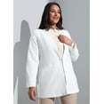 thumbnail image 4 of Ecru - Double-Breasted - Fully Lined - Plus Size Jacket - Alia, 4 of 5