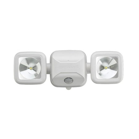 Mr Beams Performance 500-Lumen White Battery Operated LED Motion Security