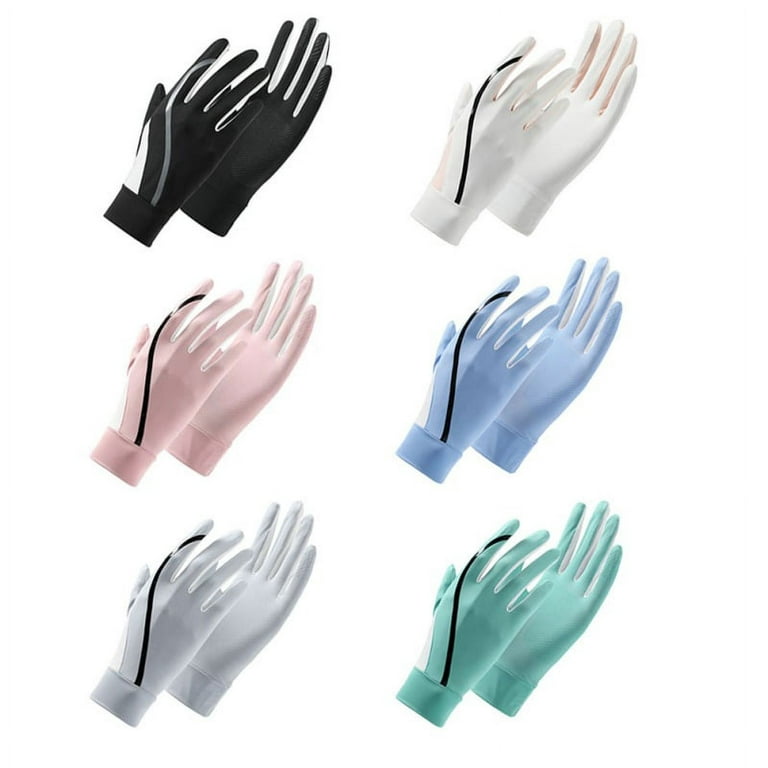 1 Pair sun protection gloves sun gloves summer woven gloves fingerless  gloves for women UV protection driving gloves women UV protection gloves UV