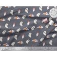 thumbnail image 2 of Soimoi Poly Georgette Fabric Ghost Halloween Printed Fabric 1 Yard 52 Inch Wide, 2 of 3