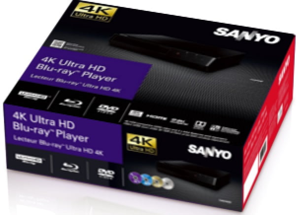 Sanyo Fwbp808f 4k Ultra Hd Blu Ray Dvd Player Walmart Com Walmart Com