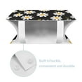 thumbnail image 7 of FUIALDOLG Tissue Box Cover PU Leather, White Daisy Waterproof Rectangular Car Tissue Holder Storage for Bathroom Vanity, Countertops, Dressers, Night Stand, Parlors and Offices, 7 of 7