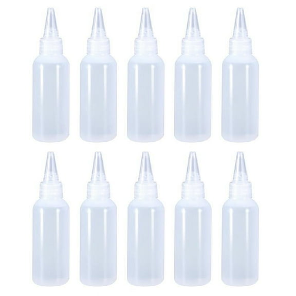 Zeiwohndc Condiment Bottles Plastic Bottles for Icing, Cookie Decorating, Oil, Arts