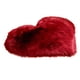 thumbnail image 1 of Inteprter Alfombras suaves en forma de corazón de piel de oveja sintética para el hogar, alfombra para el suelo del sofá, felpa Decoración del hogar vino rojo, 1 of 6