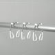 thumbnail image 1 of Ganchos dobles para cortina de baño 12 piezas Flex Blanco Umbra Umbra 1013172-666, 1 of 2