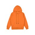 thumbnail image 5 of Sholeno Kids Boys Cotton Casual Sweatshirt Long Sleeve Hoodied Solid Color Pullover Tops Orange 150, 5 of 8