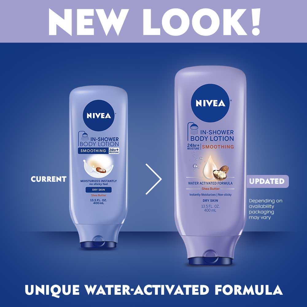 NIVEA In-Shower Smoothing Body Lotion 13.5 fl. oz. - image 3 of 3