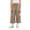 Khaki, variant on Wide Leg Capri Cargo Pants Kids Boys Girls Baggy Lightweight Cropped Cargo Pant Toddler Pocket Drawstring School Wear Clothes