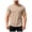 Khaki, variant on Leey-World Men's Cotton T-Shirts Oversized Unisex Short Sleeves Casual Loose Wash Solid Basic Tee Tops T Shirts Men(Light Blue,3XL)