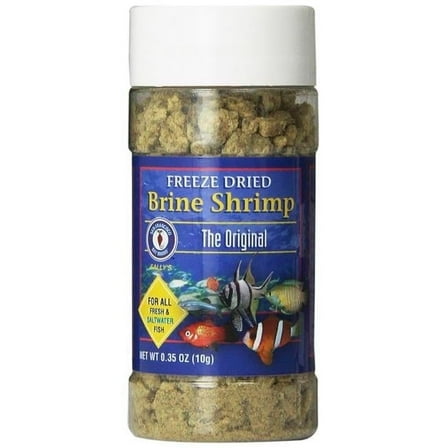 San Francisco Bay Brand 009014 10 g Freeze Dried Brine Shrimp for Fresh & Saltwater Fish