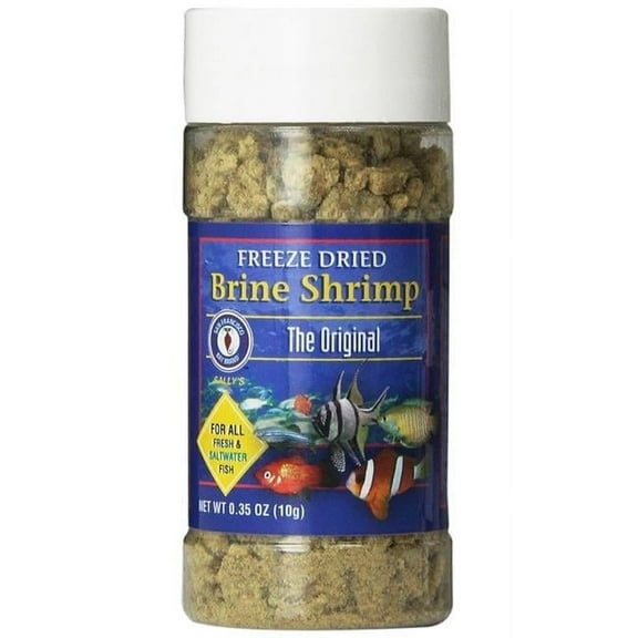 San Francisco Bay Brand 009014 10 g Freeze Dried Brine Shrimp for Fresh & Saltwater Fish