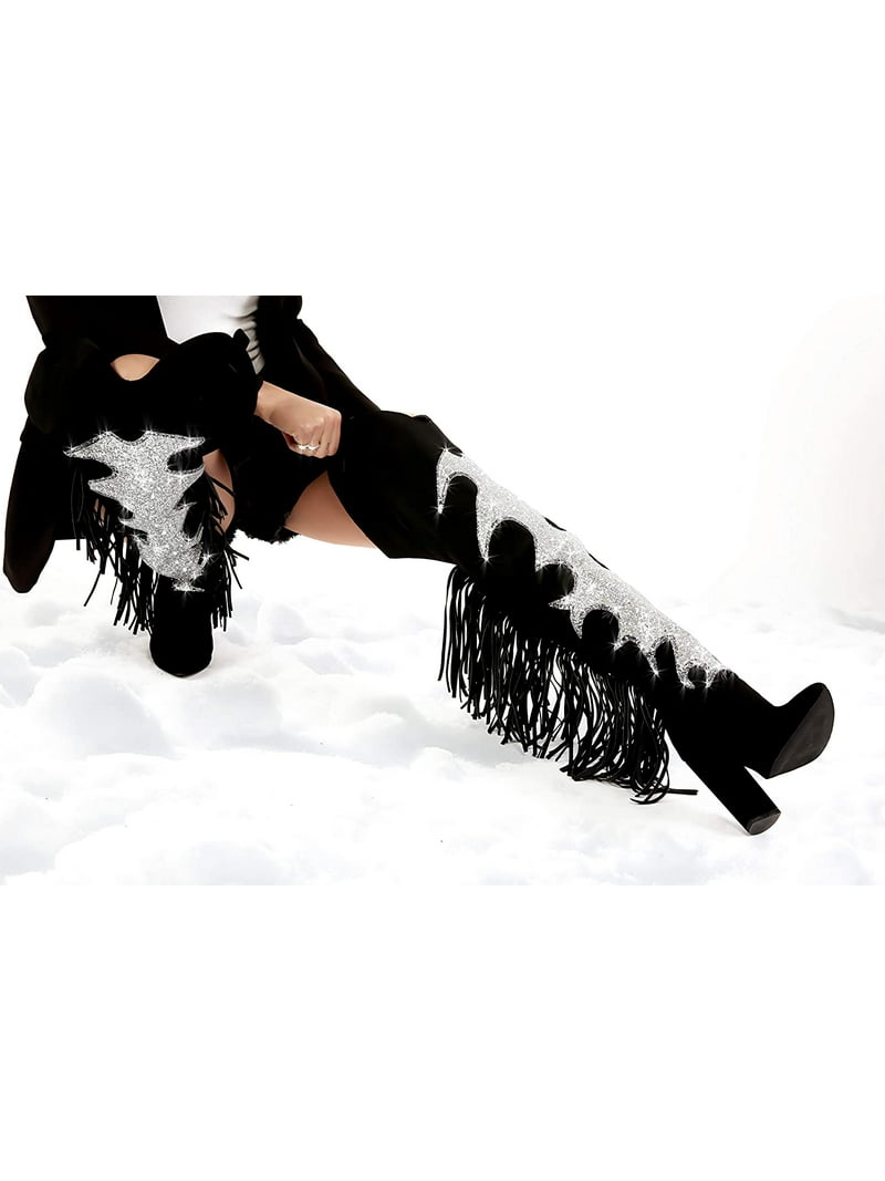 Cape Robbin SORAYA POWER TRIP FRINGE WESTERN THIGH HIGH