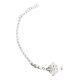 thumbnail image 3 of JOYARIS Pulsera Ajustable Nudo De Bruja Piedras Plata Ley 925 Talla Largo / Ancho 20 cm x 7.5 mm PT-0000916, 3 of 4