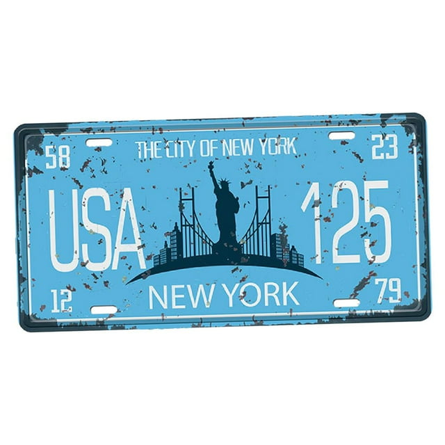 USA NEW YOYK 6 x Metal Tin Sign Pub Gloria Estado de los carteles de chapa
