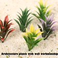 thumbnail image 5 of Yetaha 100PCS Plantas Modelo Mixtas Plantas con Flores Coloridas Parque Ferroviario Escena de Jardín Adorno de Arquitectura Paisaje Diseño de Ferrocarril Decoración de Escena Altura 4 cm / 1,57 Pulgad, 5 of 5