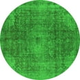 thumbnail image 1 of Ahgly Company Indoor Round Oriental Green Industrial Area Rugs, 8' Round, 1 of 4