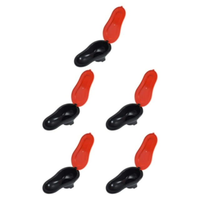 Guardoinrt Toilette Durable et Fiable pour Travailleurs de Chantier Rouge 5Ensemble