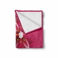 thumbnail image 2 of Floral Soft Flannel Fleece Throw Blanket, Sakura Tree Flowers Ornament Design Traditional Spring Seasonal Pattern, Cozy Plush for Indoor and Outdoor Use, 50" x 60", Pink, by Ambesonne, 2 of 6