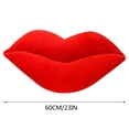 thumbnail image 5 of Hvmvliv 23in Lip Pillow Lips Plush Toys Couch Throw Pillow Large Size Soft Lips Pillow for Valentine'S Day Gift Red, 5 of 5