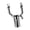 Ushaped 19 mouth st, variant on Tizuqe Aluminum Clothes Fork Head Clothes Hanger Reaching Hook Closet Reacher Poles Replacement Hook High Reach Garment Hook
