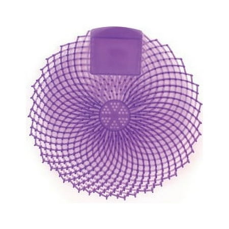 UPC: 0035255851565 | Genuine Joe Eclipse Anti-Splash Deodorizing Urinal Screen Lavender Fields – Anti-splash – 12 / Dozen – Purple