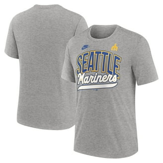 Men's Nike Heathered Gray Seattle Mariners Local Logo Legend T