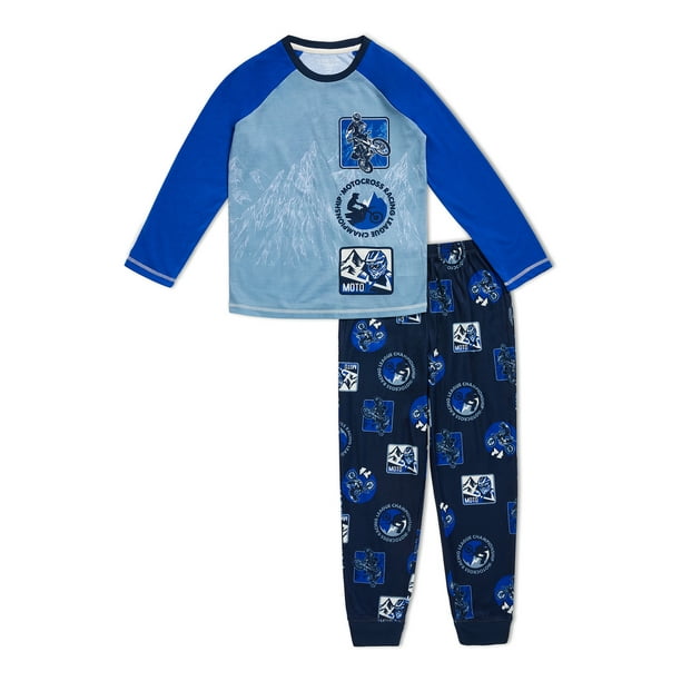 Saint Eve Boys Long Sleeve Long Pant 2Piece Pajama Set, Sizes 418