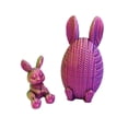 thumbnail image 2 of Dserhfy 2 Pcs 3D Printed Easter Egg with Bunny Inside Prefilled Easter Bunny Egg for Easter Basket Stuffers Spring Party Decor, 2 of 8