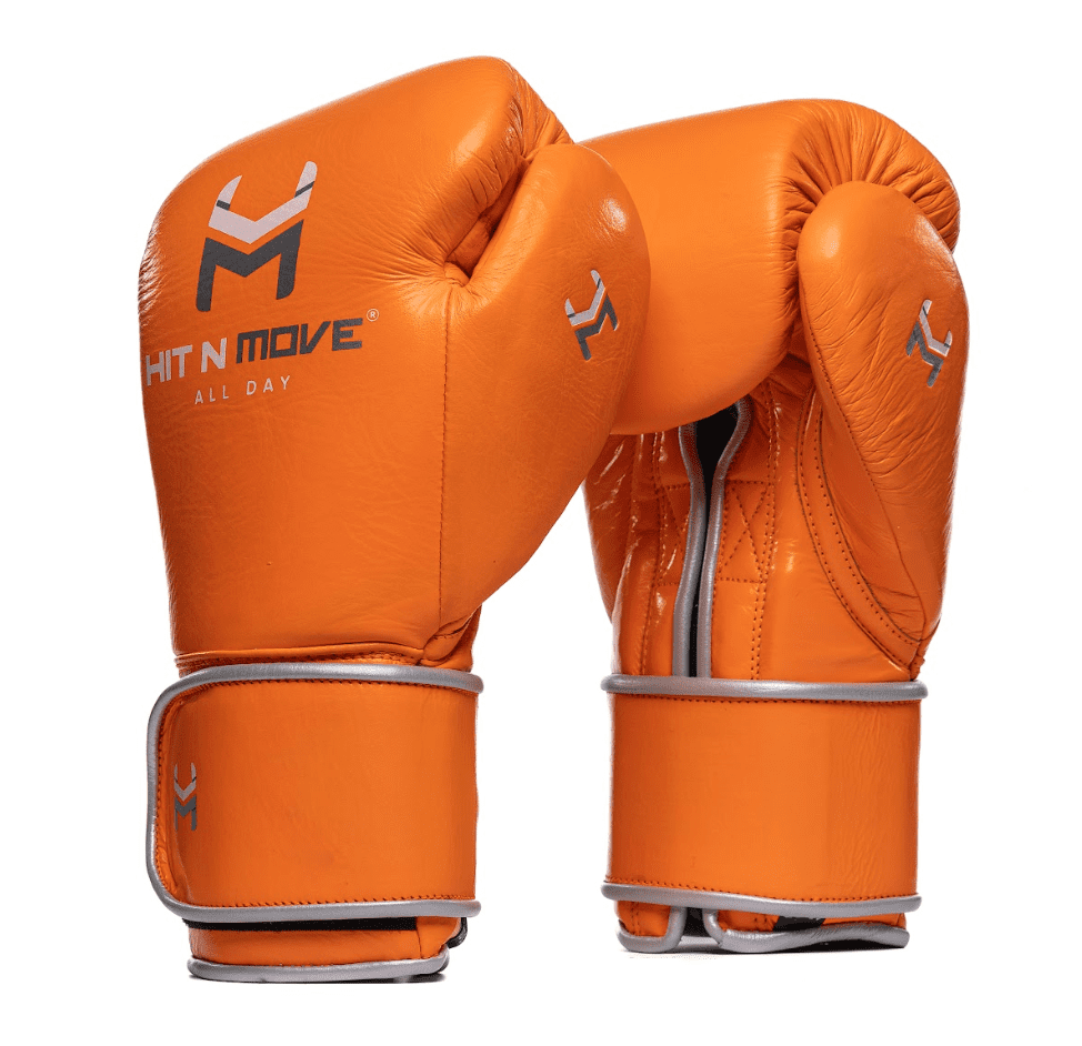 Hit N Move Boxing Gloves - All Day Pro Balance 12oz Black - Hook and Loop