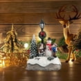 thumbnail image 5 of YOHAVEN Christmas LED Mini House Ornament, Hand Painted Resin Village Decoration with Warm White LED, Xmas Centerpiece Decoration for Fireplace Bedroom Table Holiday Gift, 5 of 5