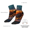 thumbnail image 6 of Pofeuu Sunset Coast Sunflower Print 30cm Socks, Adult Running Hiking Socks for Youth and Adult, 6 of 7