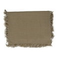 thumbnail image 4 of Lintex Linens Homespun Check Chocolate 100% Cotton Placemat (Set of 4), 4 of 5
