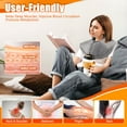 thumbnail image 5 of Heating Pad for Shoulders Neck Back, with 9 Heat Settings, 4 Timer Settings, Auto Shut Off, Machine Washable, Gray Fast Heating Pad for Neck and Shoulders , Birthday Christmas Gift, 5 of 9