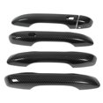 thumbnail image 2 of Panel de manija de puerta Exterior de coche, pegatina embellecedora de cubierta de manija Exterior estilo fibra de carbono, reemplazo para Kia Niro SG2 2021 y posteriores, 2 of 14