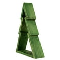 thumbnail image 4 of Northlight Geometric Wooden Christmas Tree Display - 9.5" - Green, 4 of 5